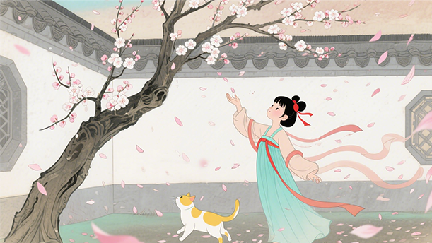 落梅风——关于的古风诗词的朗诵经典篇目