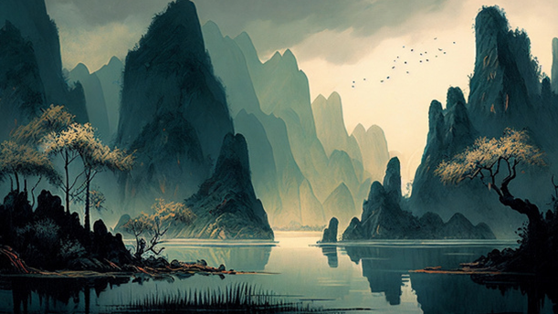 画——关于古风诗词的朗诵经典篇目