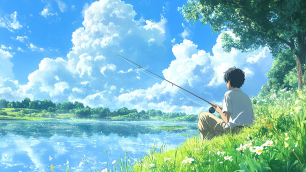 小儿垂钓——关于古风诗词的朗诵经典篇目