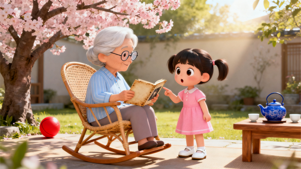 童年颂——祖孙对话录——关于党政祖国的朗诵经典篇目