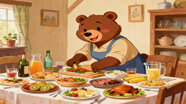 熊妈妈请客2——关于童话寓言的朗诵经典篇目