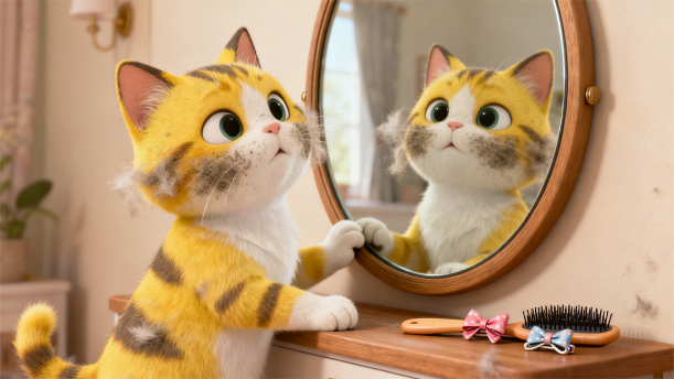 花猫照镜子——关于童话寓言的朗诵经典篇目