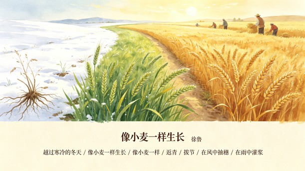 像小麦一样生长 ——关于经典散文的朗诵经典篇目