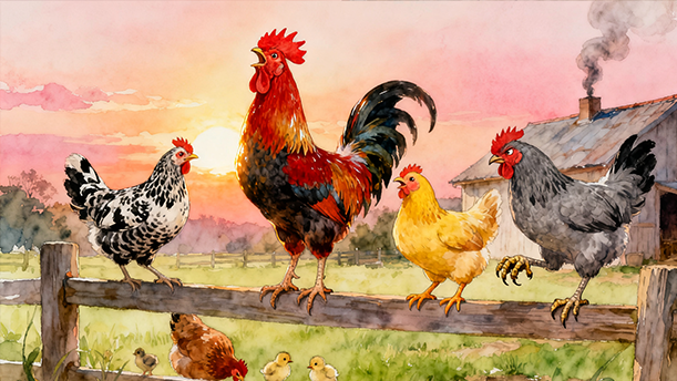 五只公鸡——关于小说故事的演讲经典篇目