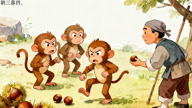 朝三暮四——关于童话寓言的演讲经典篇目