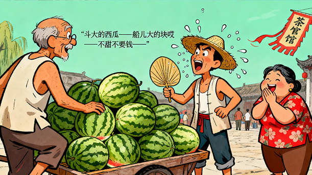 幽默的叫卖声——关于经典散文的演讲经典篇目